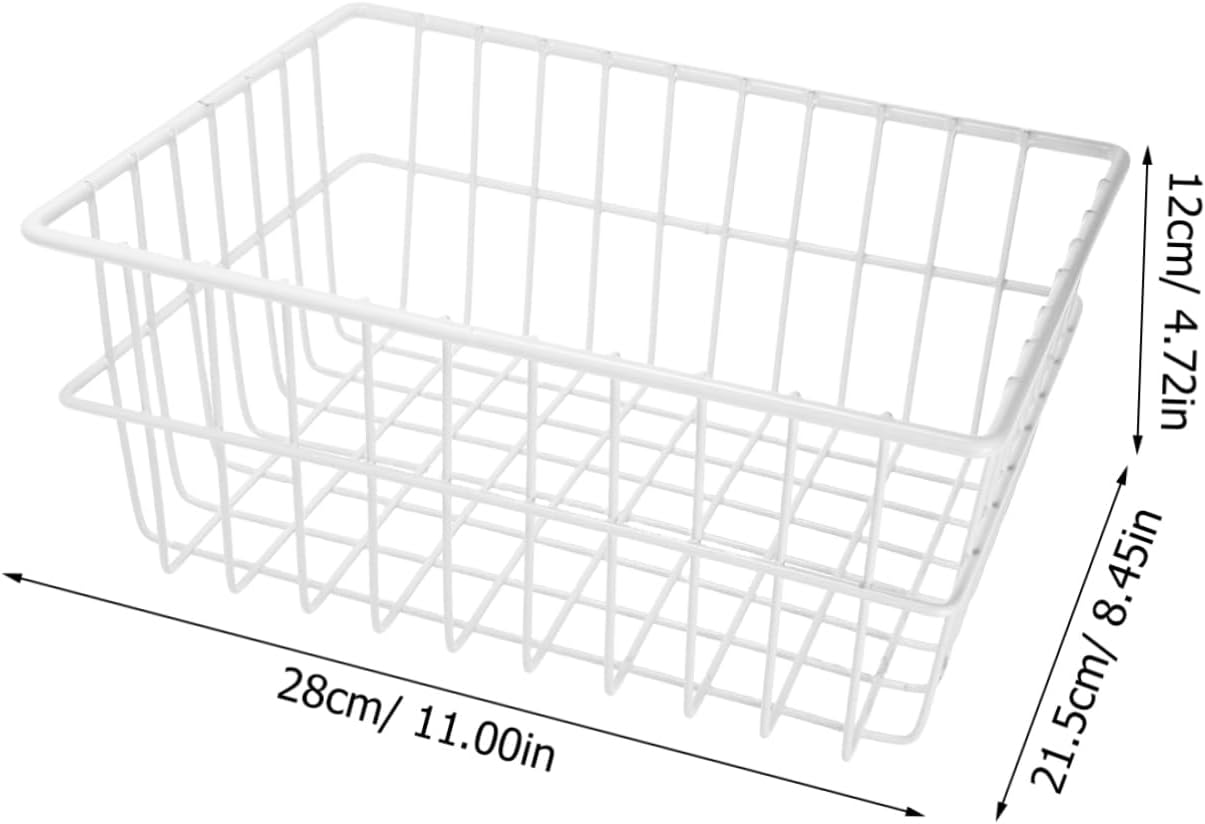 STOBAZA Metal Freezer Storage Baskets Versatile Dividers for Chest Freezers Mesh Design for Home and Kitchen Use