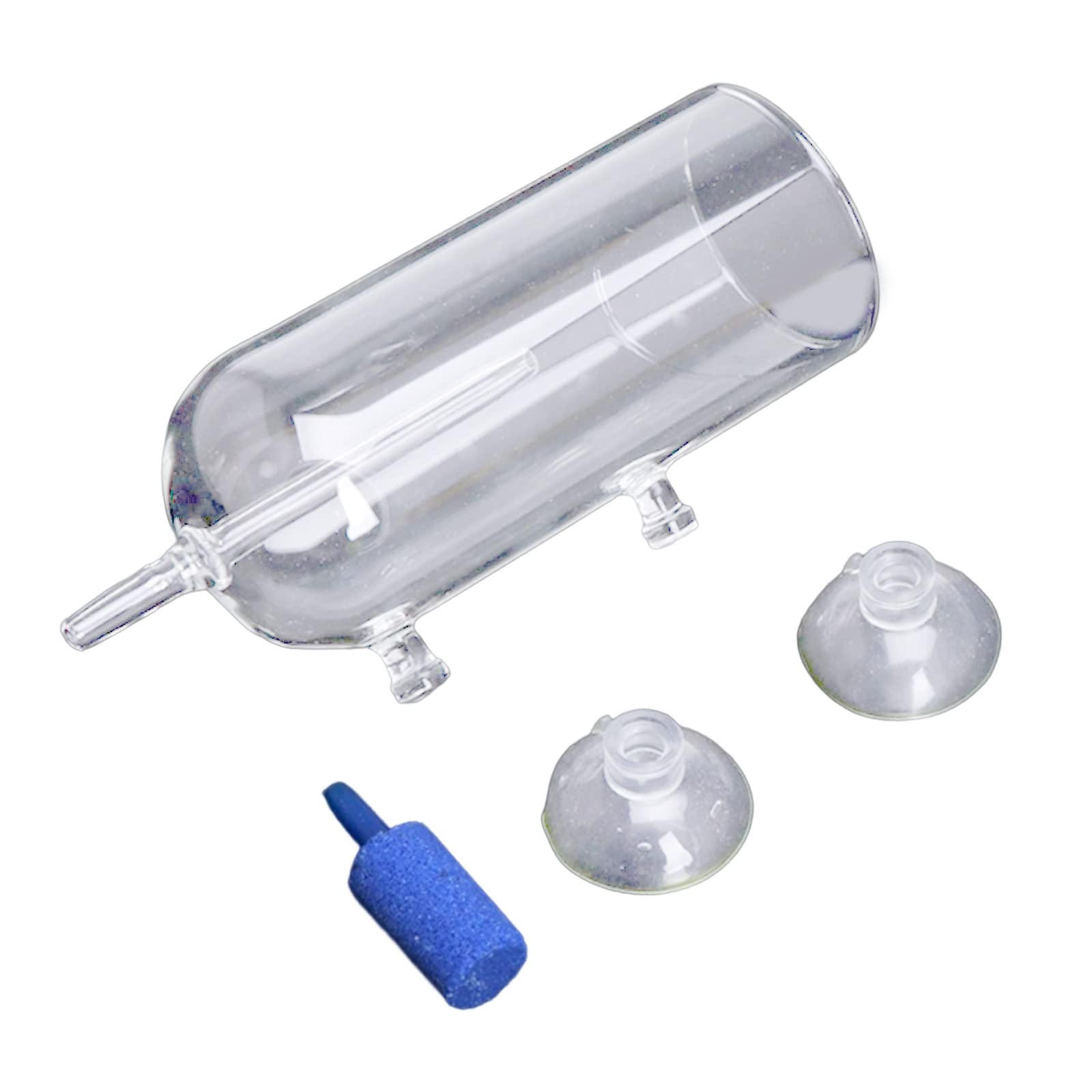 Nucelit Aquarium Air Oxygen Bubbler Glass Cup Set Increasing Dissolved Oxygen in Water Bubble From Sputtering Aquarium Fish Tank Landscaping Landscape Fishtank Artificial Simulation