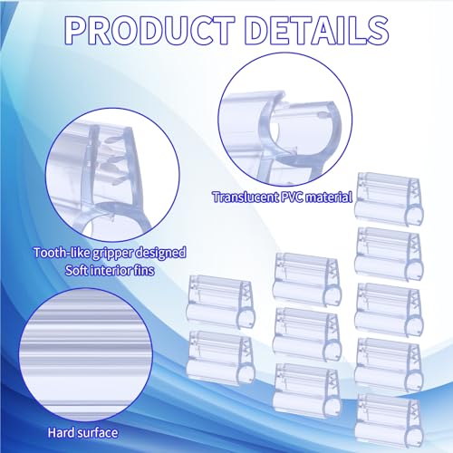 Dlugopis DA2099 30 Pack Gridwall Sign Holder Clip Grid Display Card Holder Grip Gridwall Accessories thumb #2