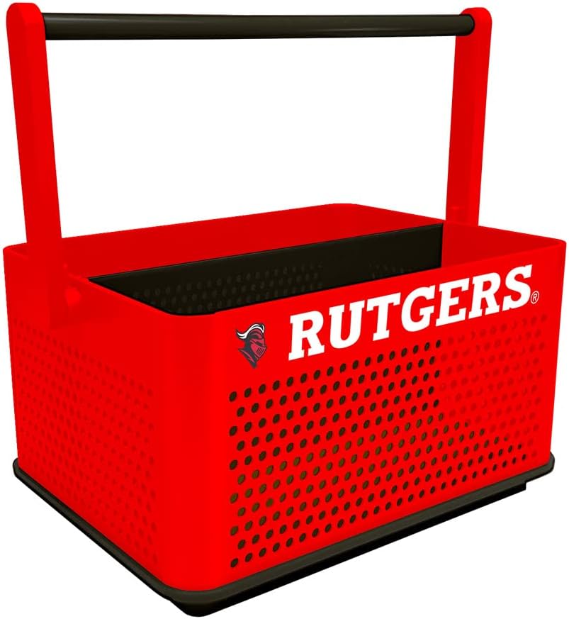 The Fan-Brand Rutgers Scarlet Knights - Tailgate Caddy - Sports Team Bar Sign Décor: Home, Dorm, Garage, Office, Fan Cave