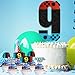 Teen Video Game Unlock Level UP 9 Happy Birthday Cake Topper 7 - PC Set - Perfect Video Game Birthday Party, Game Night Party Decorations for Boys or Girls -SugarGera