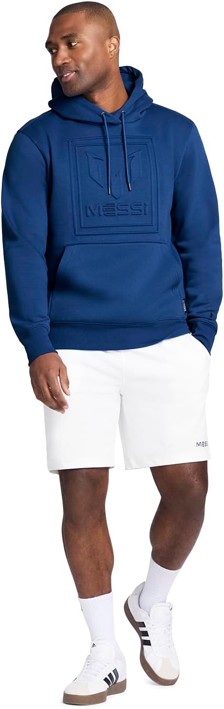 Messi mens Essential Wingstar Hoodie, Pullover Sweatshirt With Drawstring, Comfortable Fit - Image 2