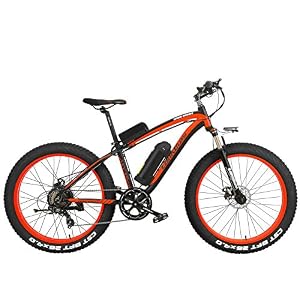 LANKELEISI XF4000 26 Inch Pedal Assist Electric Mountain Bike 4.0 Fat Tire Snow Bike 1000W/500W Strong Power 48V Lithium…