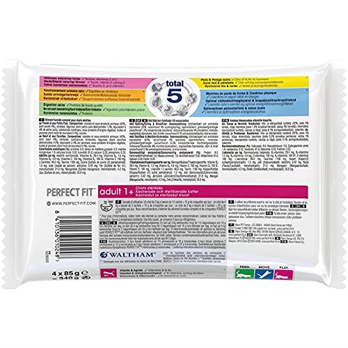 ANIMALERIE - Sachet Fraîcheur Chat Stérilisé Viande 340G - Le Lot De 4