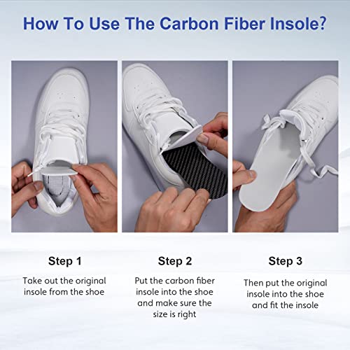 Plantillas de fibra de carbono para dolor y soporte rígido miniatura 5