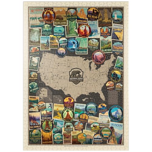 Puzzle di qualità Premium: i pezzi di punzonatura assolutamente precisi consentono poliedricità di forme e componenti del puzzle esatti. Viene utilizzato esclusivamente cartone per puzzle blu di altissima qualità, con uno spessore Premium di circa 2 mm. A protezione del puzzle, questo viene rivestito con una vernice protettiva ecologica e a base d'acqua, quindi è estremamente stabile e resistente ai graffi.