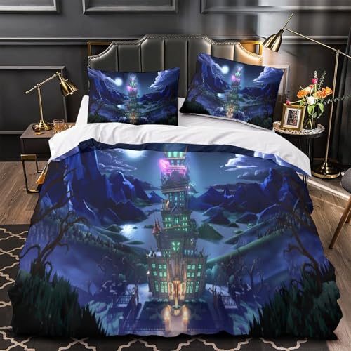 Ensemble de literie 3D microfibre résistante et linge de lit super douce 3 pièces - 2