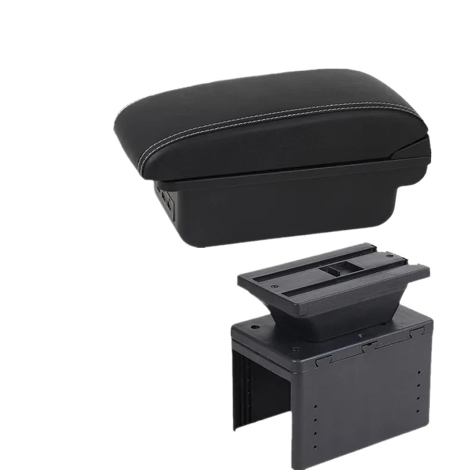JMOLXURI Car Armrest Box For Hyundai For I20 2021 2022 2023 2024 Car Armrest Box Center Console