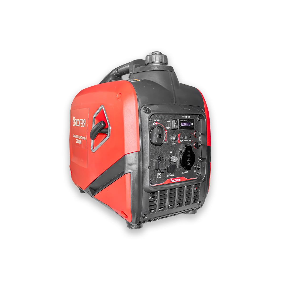 Bricoferr Generador Silencioso 2200 W 3,5 HP