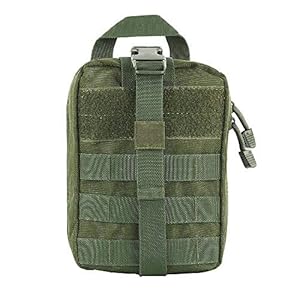 Poche d’Hydratation Sacs Bananes De Randonnée Pouches, Survivre Sac d’urgence Pack De Nylon 600D Gadget Sac Étanche pour Randonnée en Plein Air Camping Chasse (Vert)