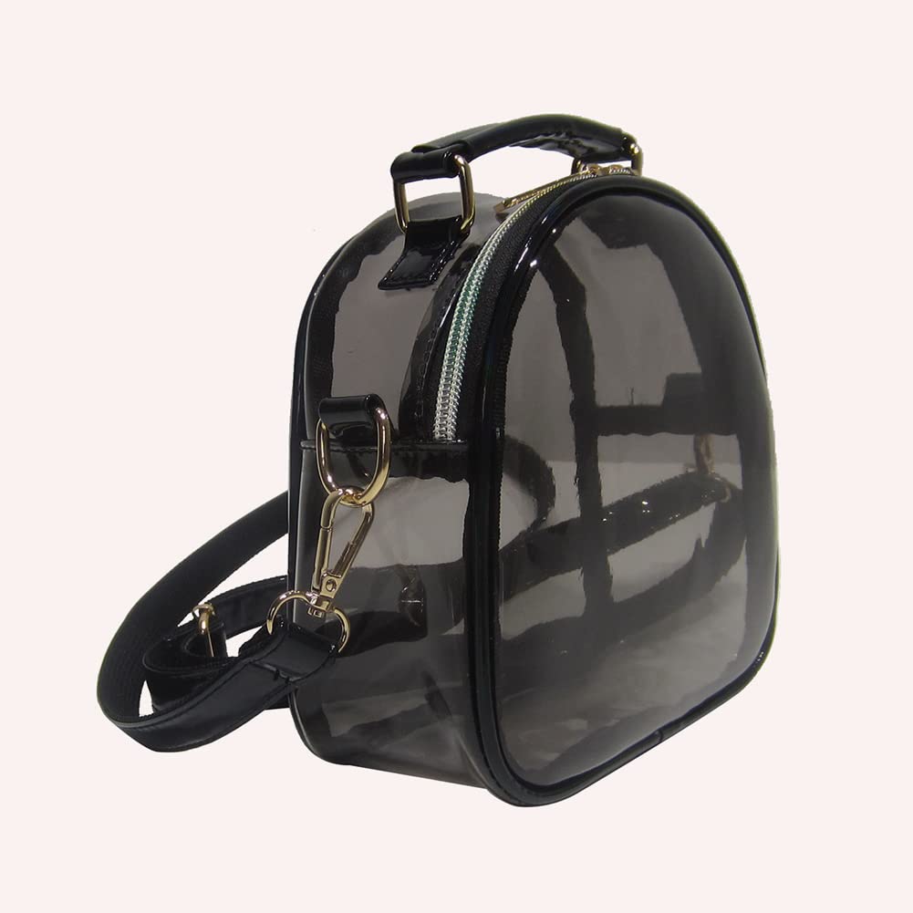 Przezroczyste PCV Crossbody Bag Women Mini Jelly Clear Ramion Torby