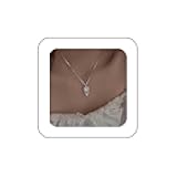 Boho Silver Dream Catcher Pendant Necklace Nature Moonstone Necklace CZ Dream Catcher Choker Necklaces Teardrop Crystal Necklaces Jewelry for Women