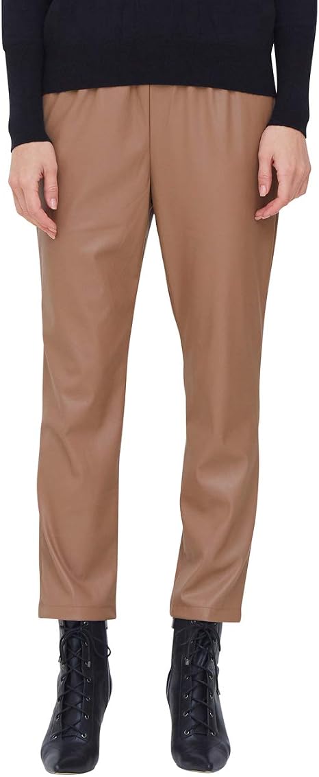 Motivi : Pantaloni in Similpelle Beige L Donna : Amazon.it: Abbigliamento
