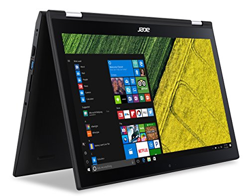 Acer Spin 3, Laptop Convertible con Pantalla táctil Full HD de 15.6", Intel Core i3, 6GB DDR4, 1TB HDD, Windows 10, diseño Convertible, SP315-51-34CS, Negro obsidiana