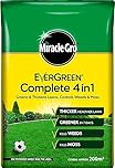 MiracleGro Complete 4 in 1 Lawn Treatment – Moss Killer, Weed & Feed, Lawn Fertilizer, NPK 14-0-5 – Available in 80m², 200m², 360m², 400m² Sizes (200m²)