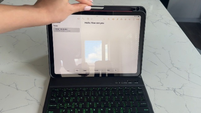 Tastaturhülle Für IPad 10./11. Generation - Abnehmbar Mit Hintergrundbeleuchtung