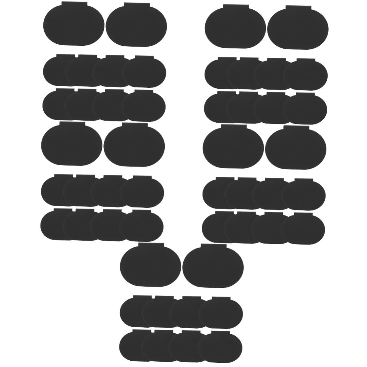Alipis 50stücke Tafelschild Clip Für Etiketten Wiederverwendbare Preisschilder Für Küche Büro Supermarkt Und Organisation Erasable Label Clips Für Vielseitige Anwendungen