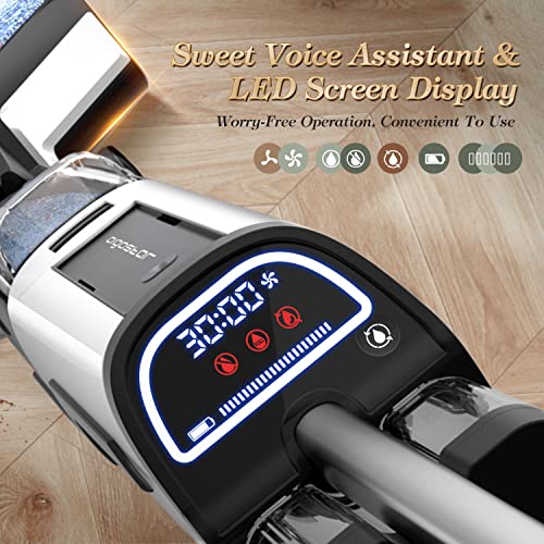 Wet Dry Vacuum Cleaner Cordless, Vacuum Mop All In One, 30 Seconds Self-Cleaning And Voice Assistant, Lightweight Stick Vacuum For Hard Floors And Rugs, Clean Water Tank Can Put Floor Cleaner #TOP3