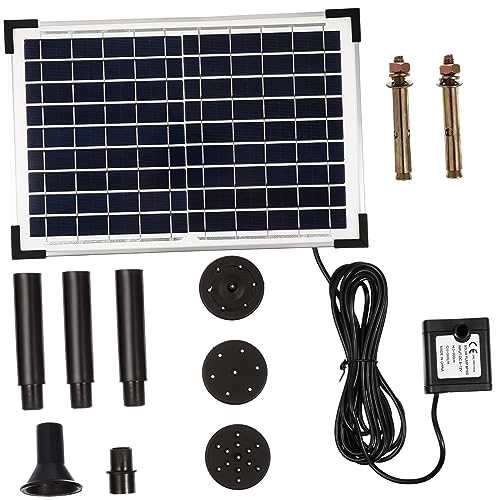 FUNOMOCYA Lar Water Pump 10w Solar Fountain Pump Easy Install Outdoor Solar-Powered Fountain for Garden Pond