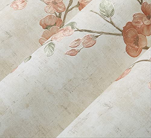 Q QIHANG 1.73' W x 32.8'L Small Floral Retro Vintage