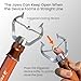 Pristis Metal Fishing Grabber, Locking Fish Lip Gripper with Lightweight Aviation Aluminum Handle, Heavy Duty Stainless Steel Grab Grip Tool Tackle, Rotating Hook Remover Holder Freshwater Saltwater