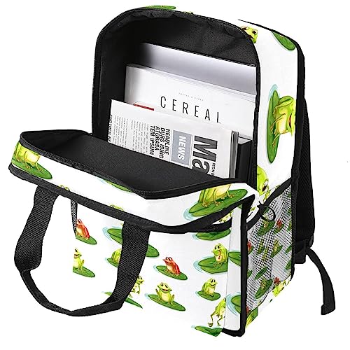 Sac à dos enfant grenouille lotus multicolore réglable - 3