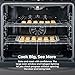 Kenmore 2276843 5.6 cu. ft. Front Control Gas Range Oven with 5 Burners - Fan Convection, Air Fry, Self Clean, Turbo Boil+, Chrome Racks, Cast Iron Grates, Wok Ring, LP Kit - Stainless Steel