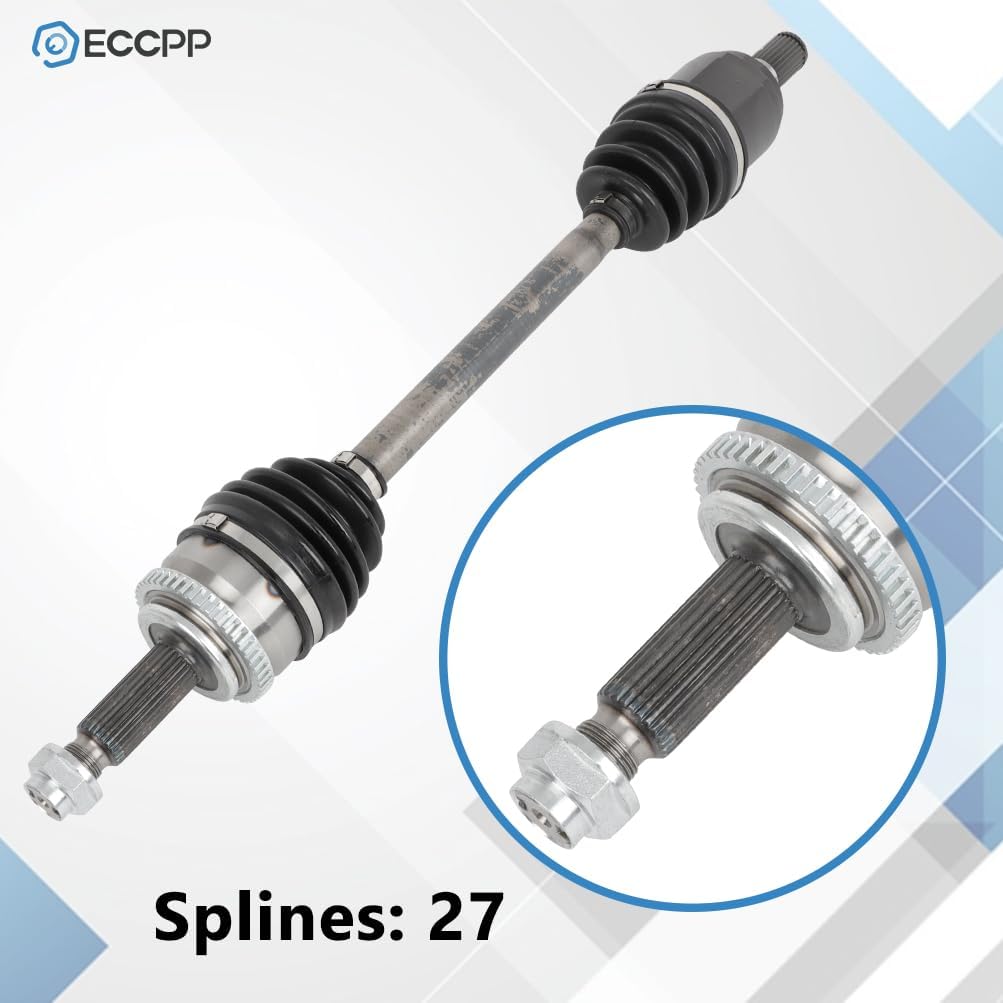 ECCPP CV Axle Shaft Assembly fit for 2011-2016 for Hyundai Elantra Coupe Elantra GT for Kia Forte Koup Forte5 1.8L 2.0L Front Left 66-3768