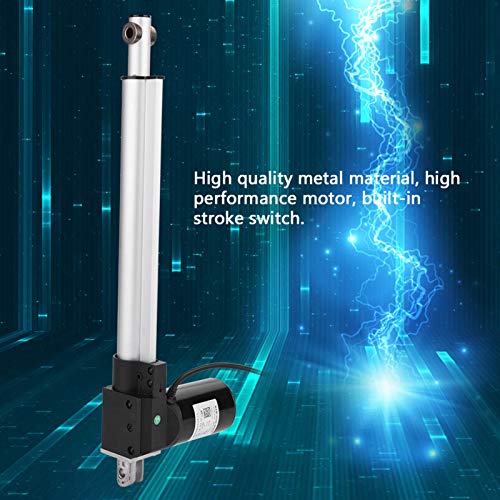 Atuador linear Brilluxa DC 12V Stroke, atuadores de movimento linear para serviços pesados ​​Motor e