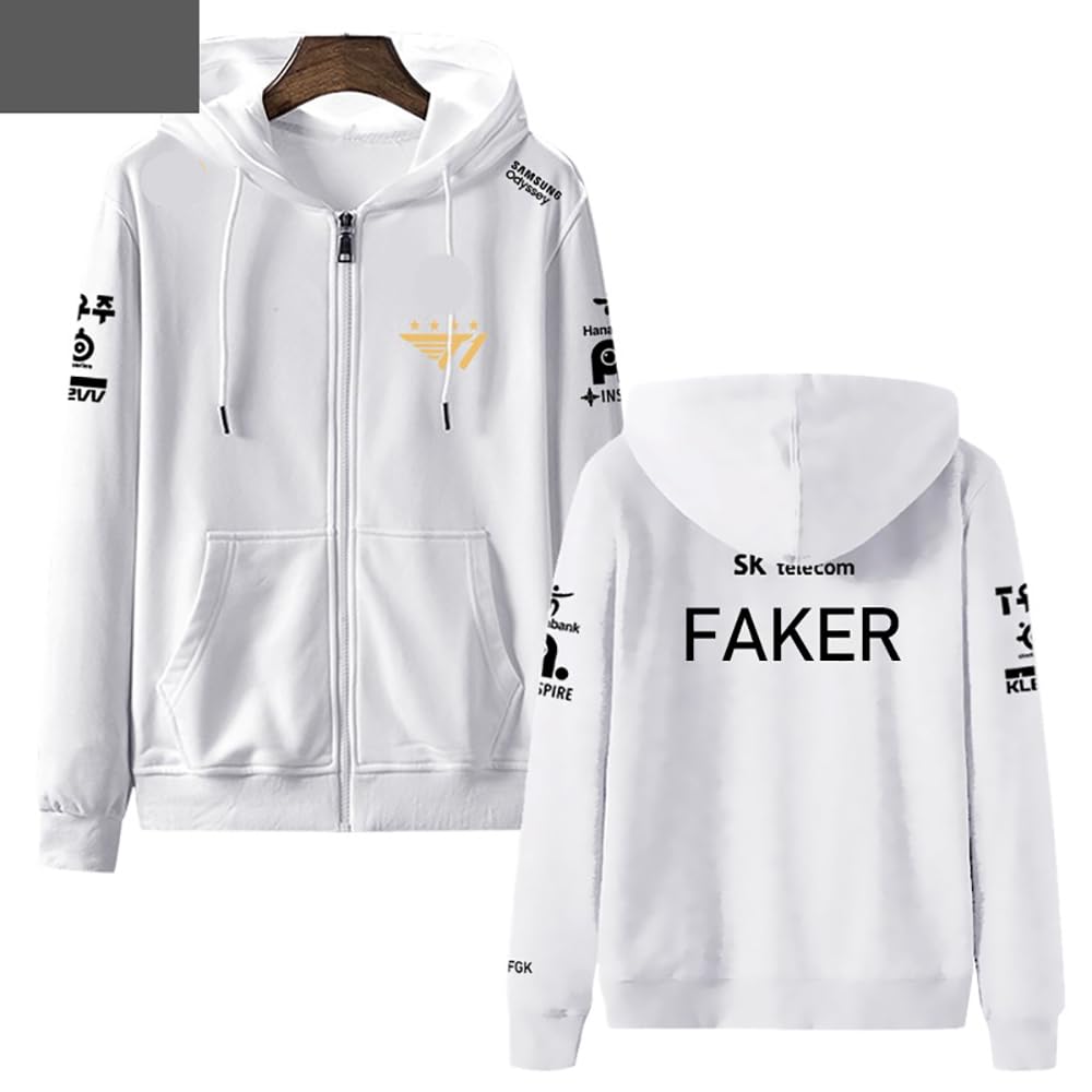 ユングガイハ T1 20 周年 Faker 限定版 ジャケット ユニフォーム ゲームlol世界チャンピオンskt T1チーム選手のユニフォームの