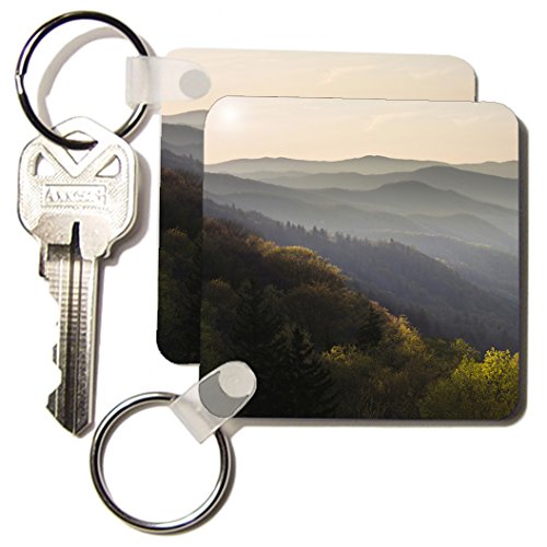 Porte-clés Adam Jones Great Smoky Mountains 3dRose 6 cm