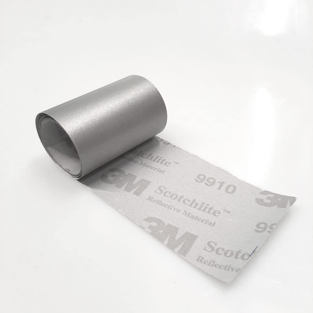 Bande réfléchissante - 3M™ Scotchlite™ tissu réfléchissant 9910 (Largeur : 70 mm ; longueur : 100 mètres)