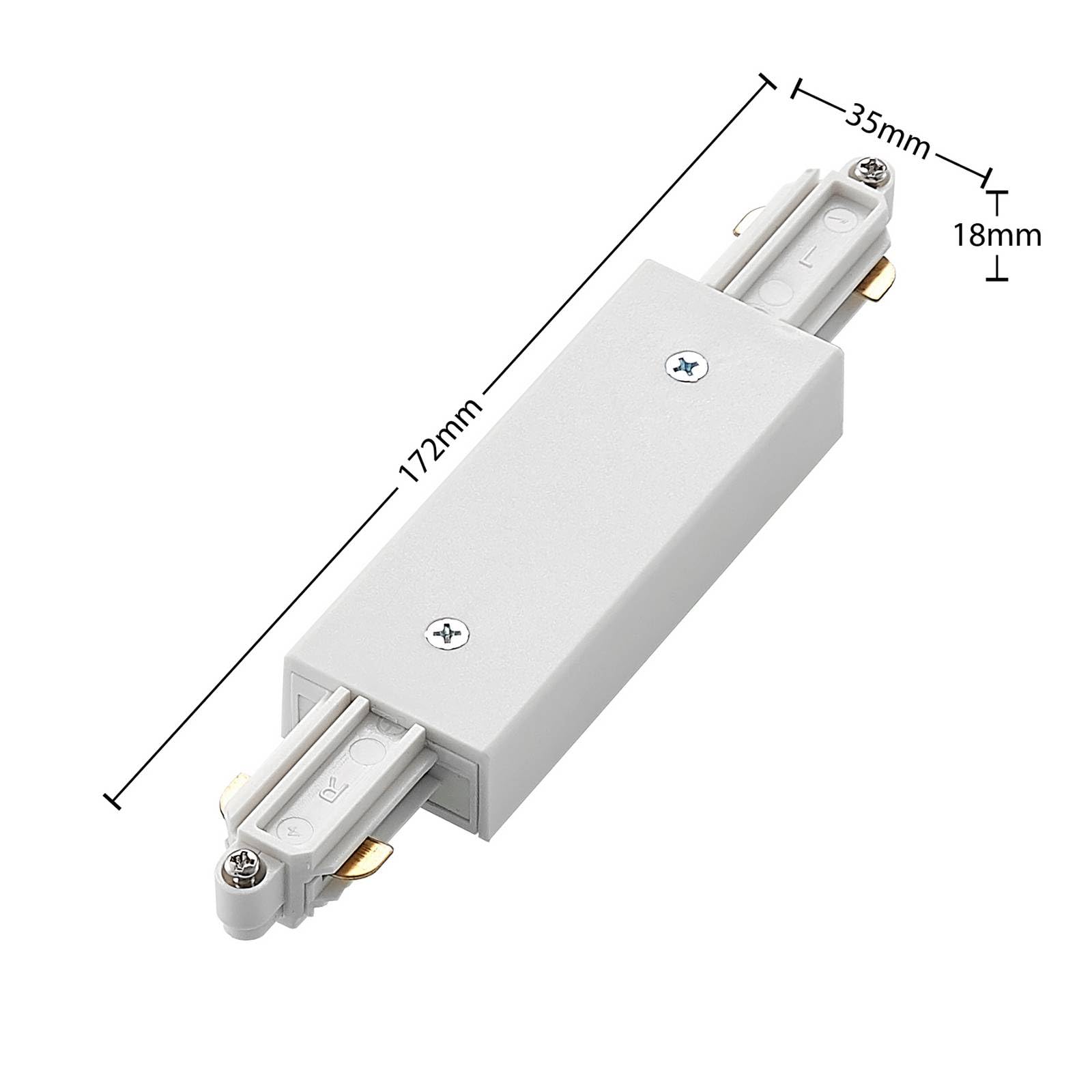 Lámpara para sistema de riel 'Linaro' (Moderno) en Blanco hecho de Metal e.o. para Pasillos (4 llamas, GU10) de Lindby | sistema de riel de un carril, foco para sistema de riel