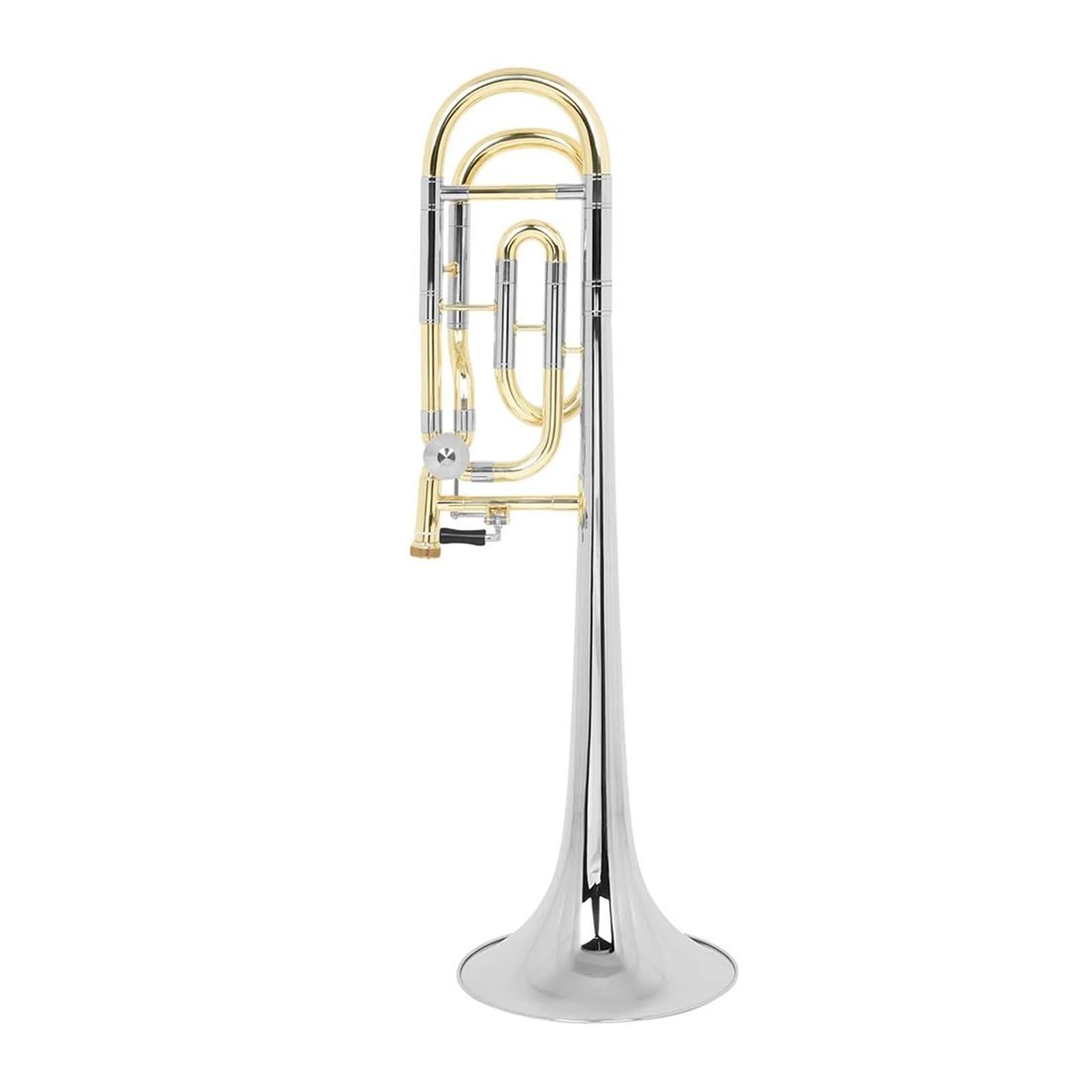 Professionelles B-Tenorposaune-Blechblasinstrument Mit Koffer Und Reinigungstuch Profiposaune