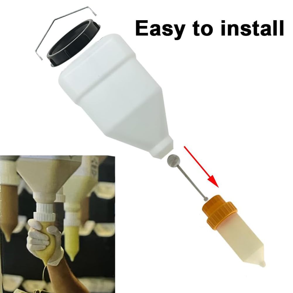Distributeur de sauce à suspendre, bouteille à presser pour condiments, distributeur à presser rechargeable, station de pompe à condiments en plastique, distributeur de sauce pour restaurant 3L