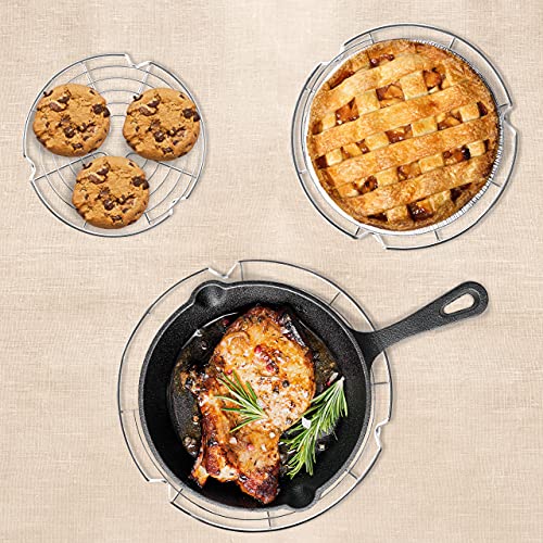 3Pc Round Cooling Racks For Cooking And Baking, Stainless Steel Steamer Rack, Canning Rack, Cooking Rack, Cake Cooling Rack - Circle Wire Cooling Rack For Air Fryer, Instapot, Cake Pans - 7", 9",10.5" #TOP2