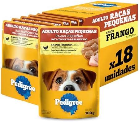 Pack Ração Úmida Pedigree Sachê Frango ao Molho para Cães Adultos...