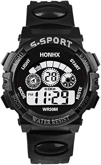 Durable Watch LED Men Luminous Analog Digital Sport Watch Wrist Men's Watch