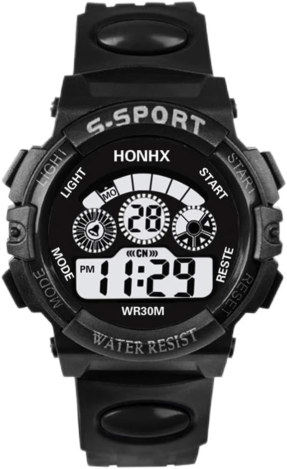 Durable Watch LED Men Luminous Analog Digital Sport Watch Wrist Men's Watch