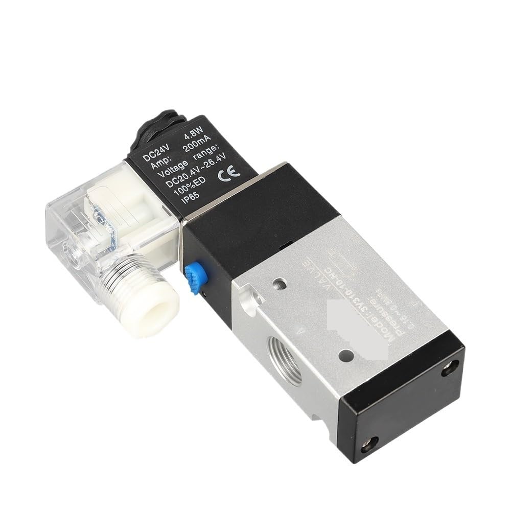 Solenoid Valve 3 Way 2 Position Valve Control Valve DC12V DC24V AC110V AC220V Pneumatic Components 3V310-10(AC110V)