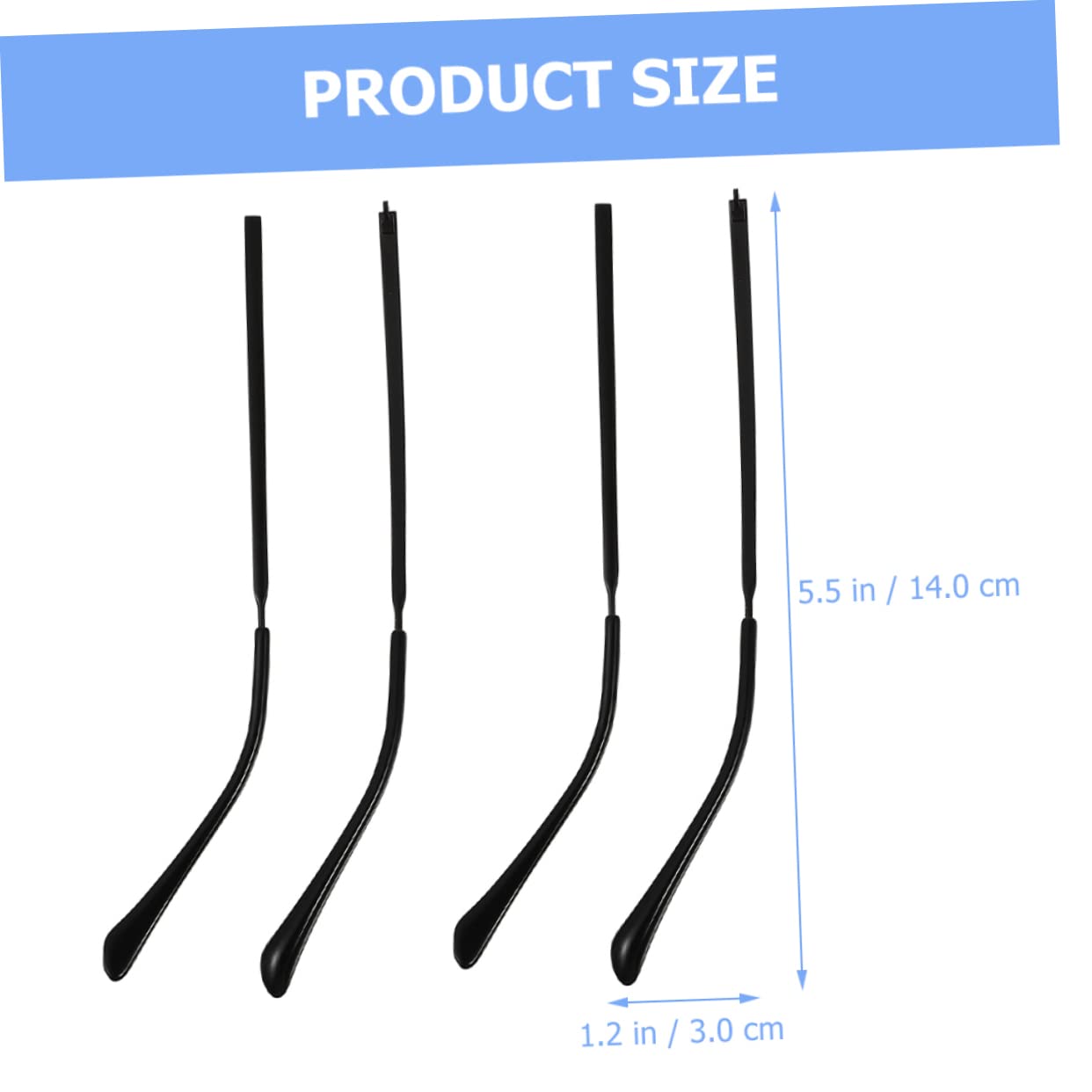 Didiseaon 10 Paires Jambes De Lunettes Remplacement Du Bras De Lunettes Remplacement Des Branches De ement De La Charnière De Extrémités Des Branches Black Métal