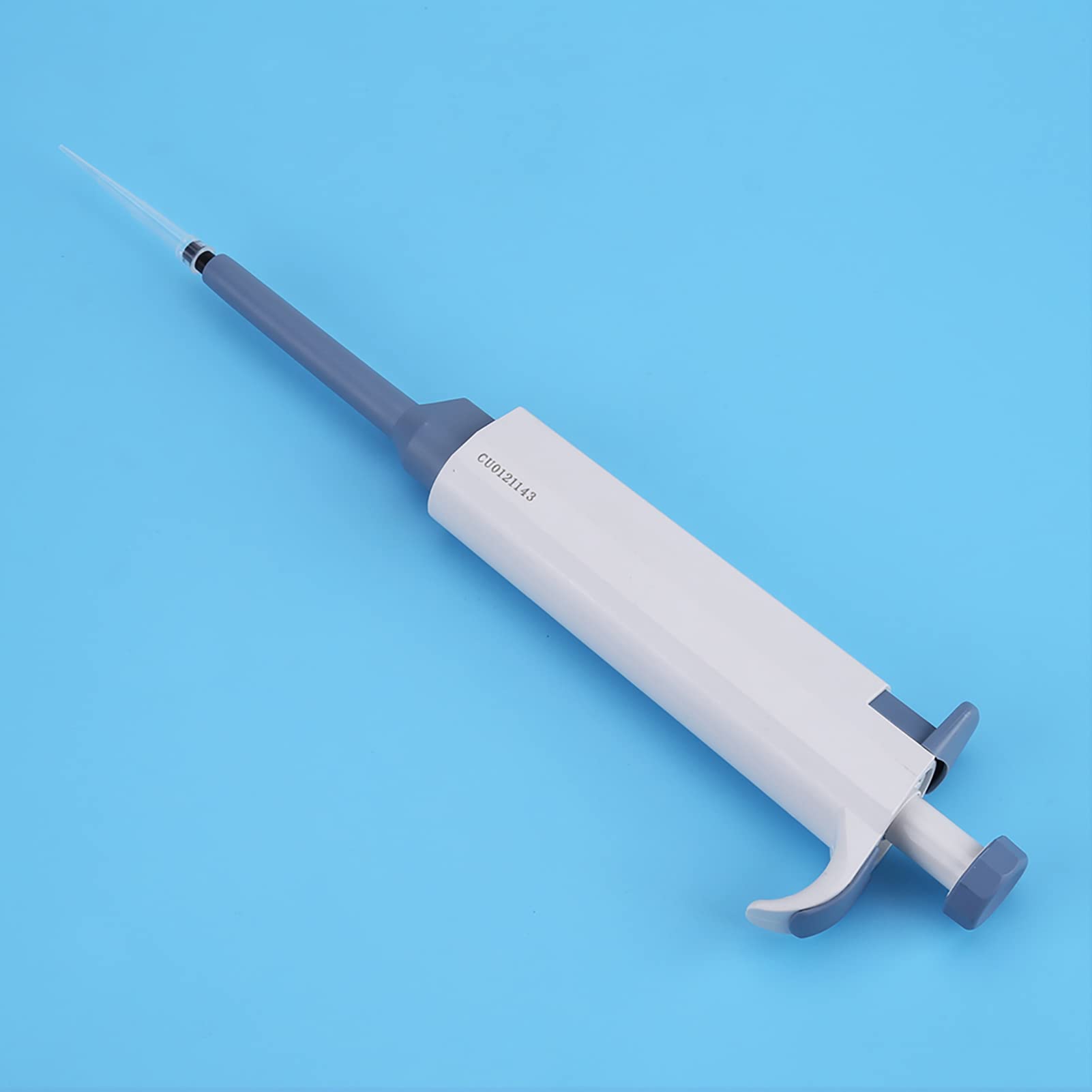 Fafeicy Verstellbare Pipette 20-200ul, Ergonomische Laborpipette mit Digitalanzeige für Präzisen Flüssigkeitstransport in Lehre und Forschung