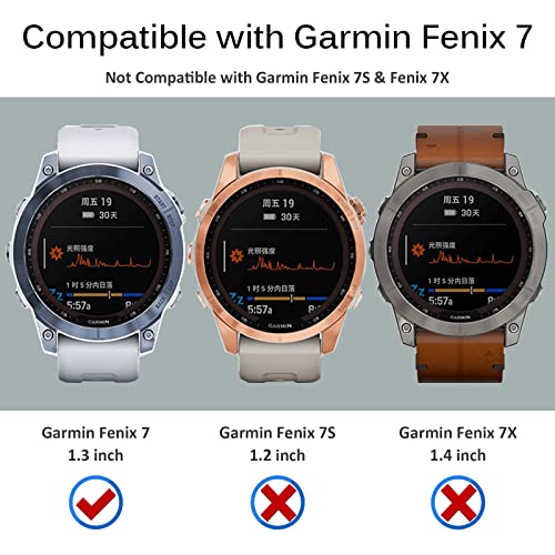 Miimall 22mm Silicone Strap for Garmin Fenix 7, Fenix 6/6 Pro/Fenix 5/5 Plus - Image 2