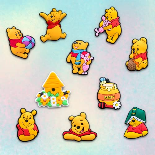 Tashrasia 25pcs Cartoon Shoe Charms for Kids & Adults, Cute Wristband Gifts