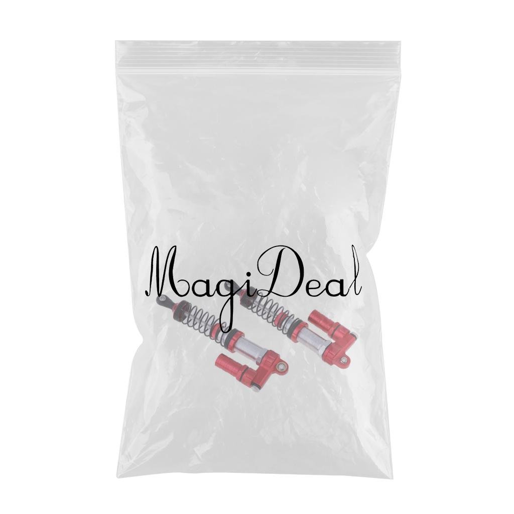 CALANDIS 2Pcs Front/Rear Shock Absorber Damper for 1:10 Scx10 D90 TRX-4 Rc Car Parts