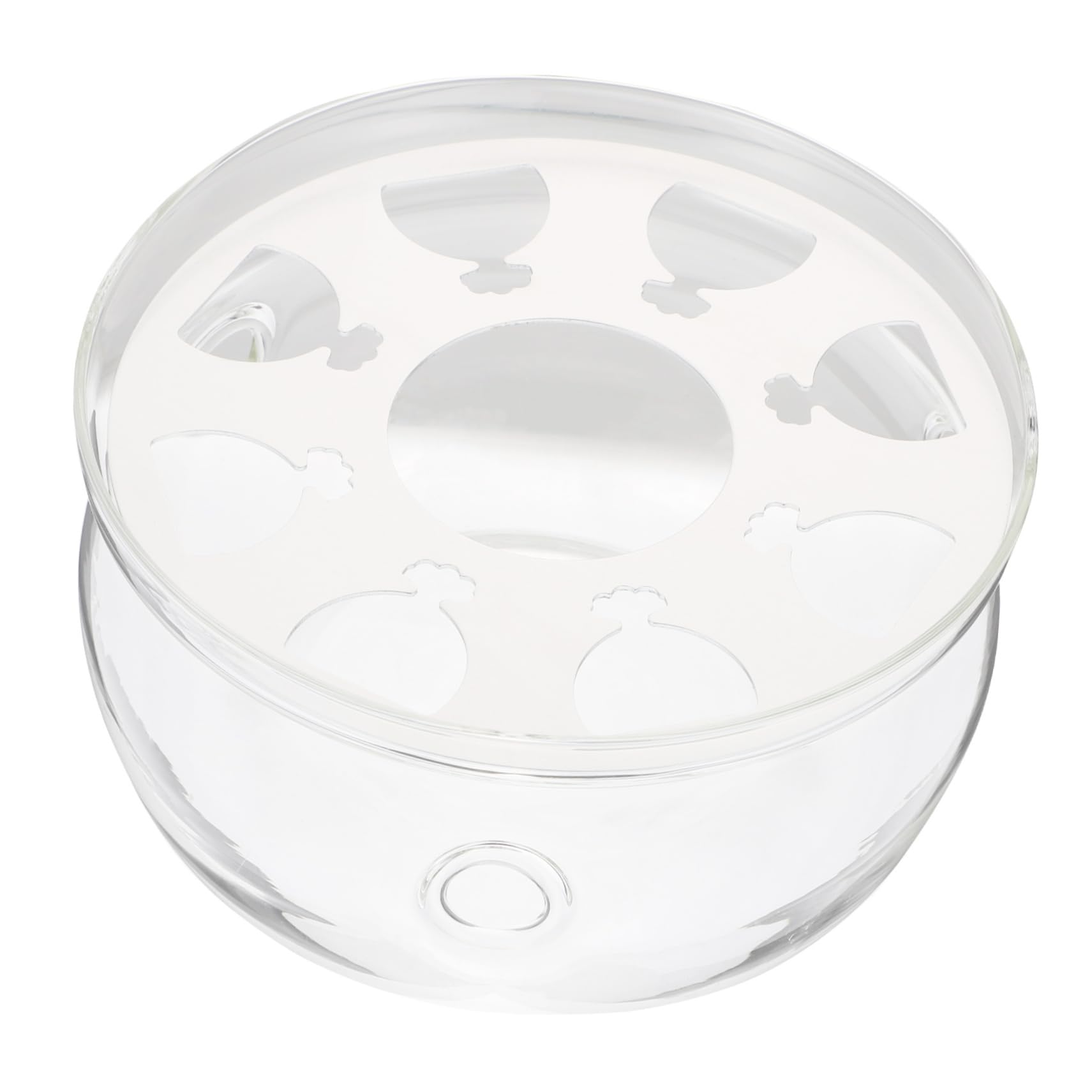 OFFSCH Teapot Stovetop Warmer Holder Insulated Glass Base Hot Tea Pot Warmer Tea and Coffee Stand