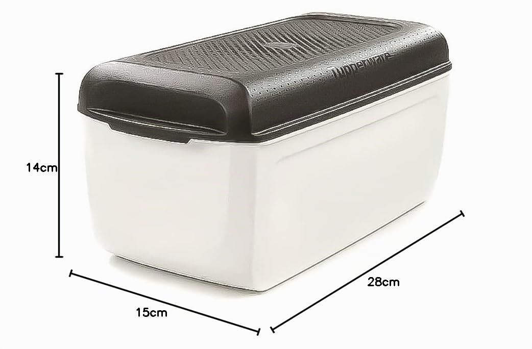 TUPPERWARE Junior BreadSmart negro blanco