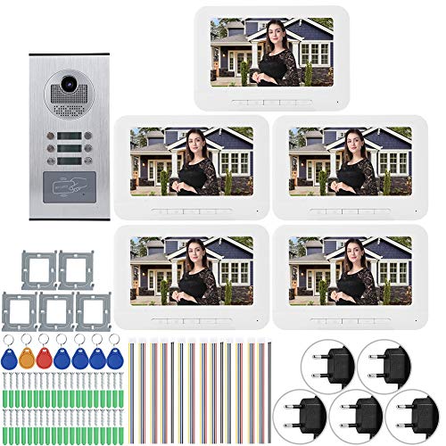 Lecxin Campanello del citofono, 5 Appartamenti 7In...