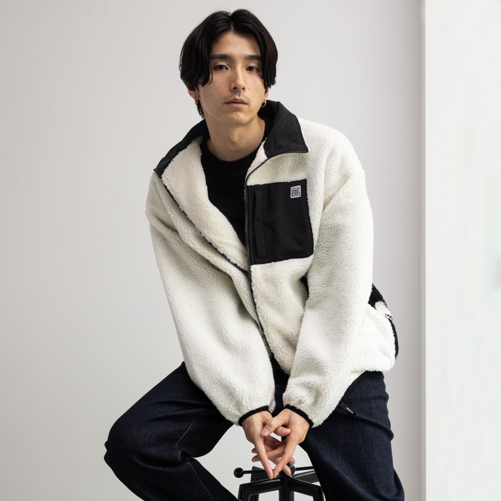 Amazon | [ヴィジョンストリートウェア] ボアブルゾン メンズ 