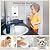 CAMPLUX Tankless Water Heater Electric 120V, 4500W Point of Use Instant Hot Water Heater, Save Space for Sink Wall Mounted LED Digital Display CSA Certified